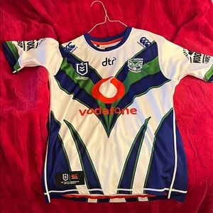 Kids Rugby Shirt - Blue and White